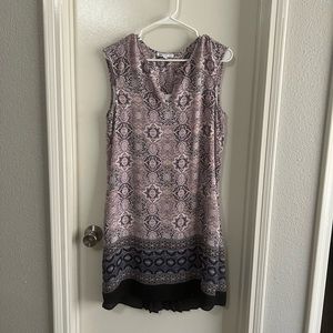 Lilac Sleeveless Dress